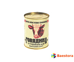 Консервы «Говядина тушеная» высший сорт ГОСТ 32125-2013
