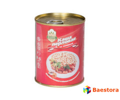 Консервы мясорастительные «Каша перловая со свининой» ГОСТ 8286-90 - 1