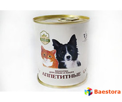 Консервы для собак и кошек Аппетитные ТУ BY 400023328.011-2018