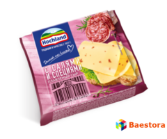 Плавленый сыр Hochland с салями и специями 150 гр.