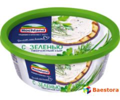 Творожный сыр Hochland с зеленью 140 гр.