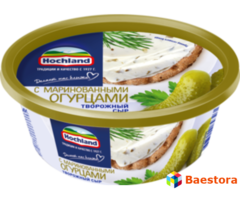 Творожный сыр Hochland с маринованными огурцами 140 гр.
