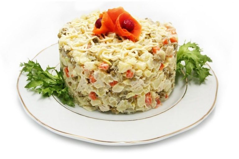 Оливье с соусом TABASCO