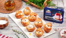 Профитроли с рыбным муссом